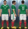Детская форма Сборная Мексики 2016/2017 (комплект: футболка + шорты + гетры)