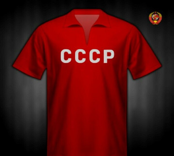 Форма сборной СССР по футболу домашняя 1966 (комплект: футболка + шорты + гетры)