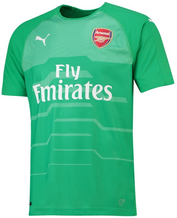 Мужская форма голкипера футбольного клуба Арсенал Лондон 2018/2019 (комплект: футболка + шорты + гетры)