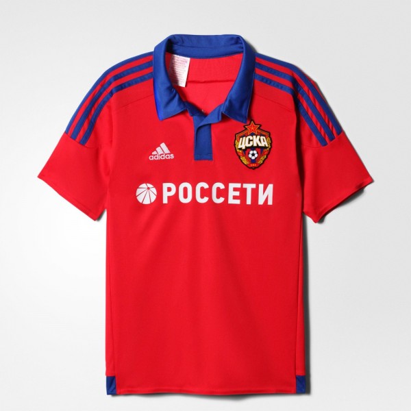 Детская форма футбольного клуба ЦСКА 2015/2016 (комплект: футболка + шорты + гетры)