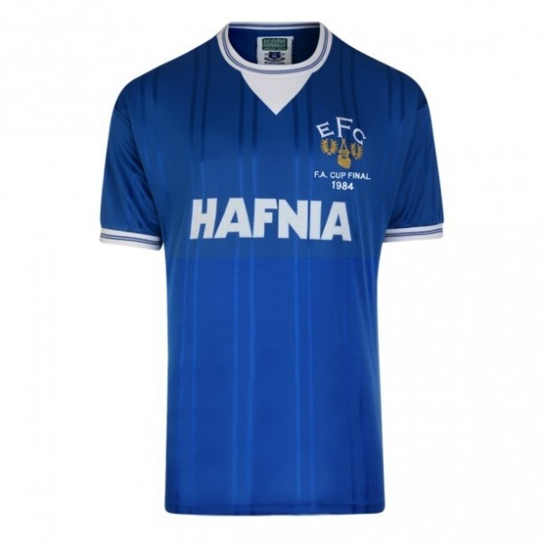 Форма футбольного клуба Эвертон Кевин Рэтклифф 1984 (комплект: футболка + шорты + гетры)