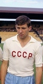 Форма сборной СССР по футболу гостевая 1966 (комплект: футболка + шорты + гетры)